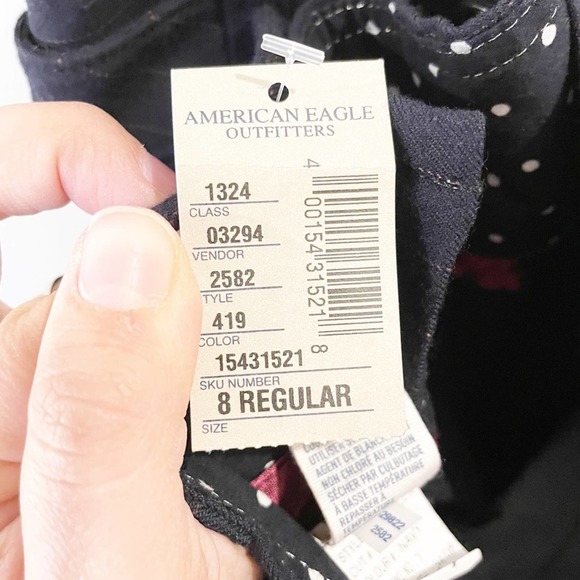 American Eagle Wide Leg Trouser Low Rise Size 8 - Picture 12 of 13